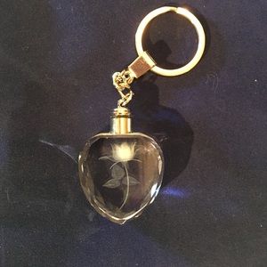 New Lighted Flower Hologram Keychain